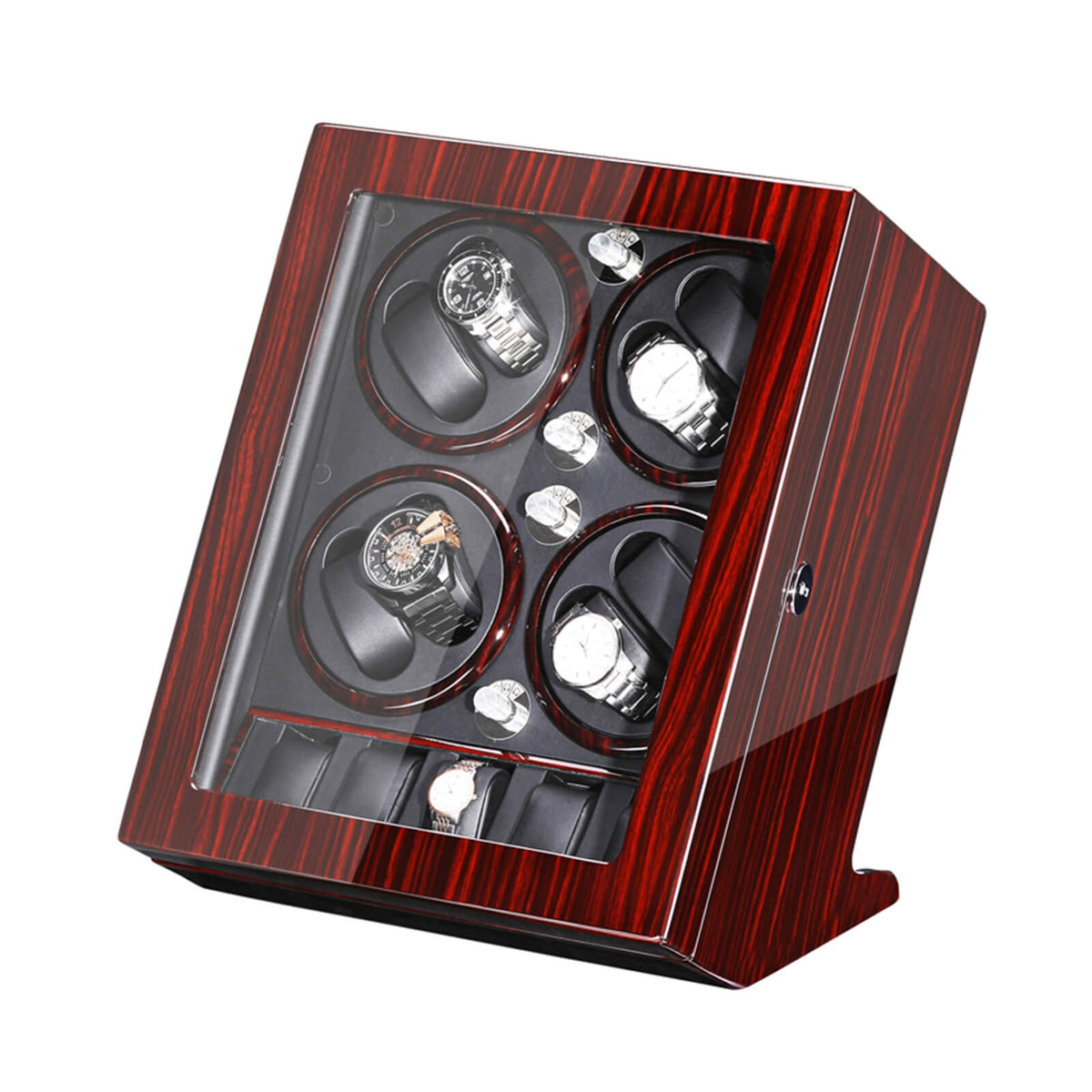 Modern Watch Winders for 8 Automatic Watches with 5 Display Storage Sp