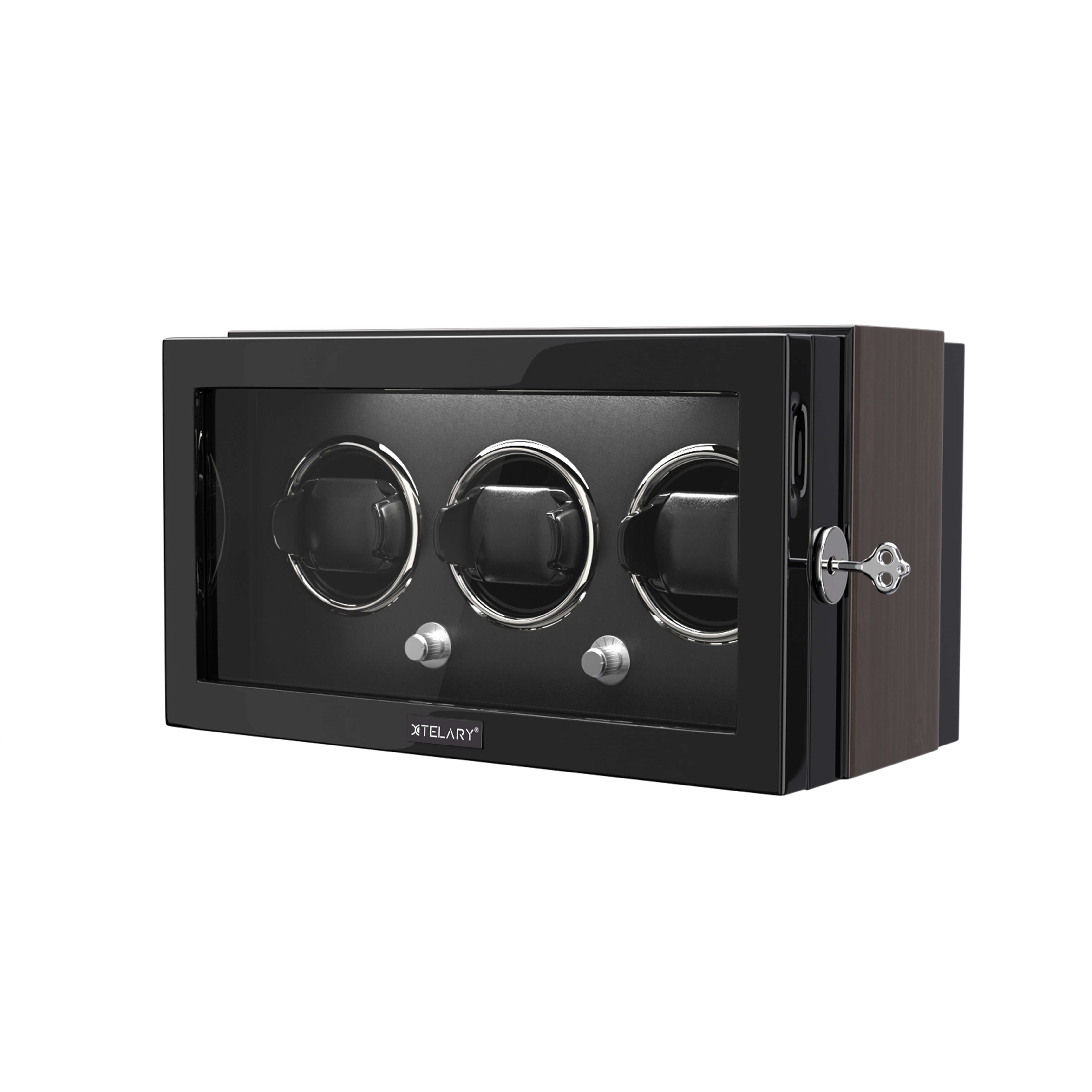 3 Watch Winder for Automatic Watches Quiet Mabuchi Motor with Lock