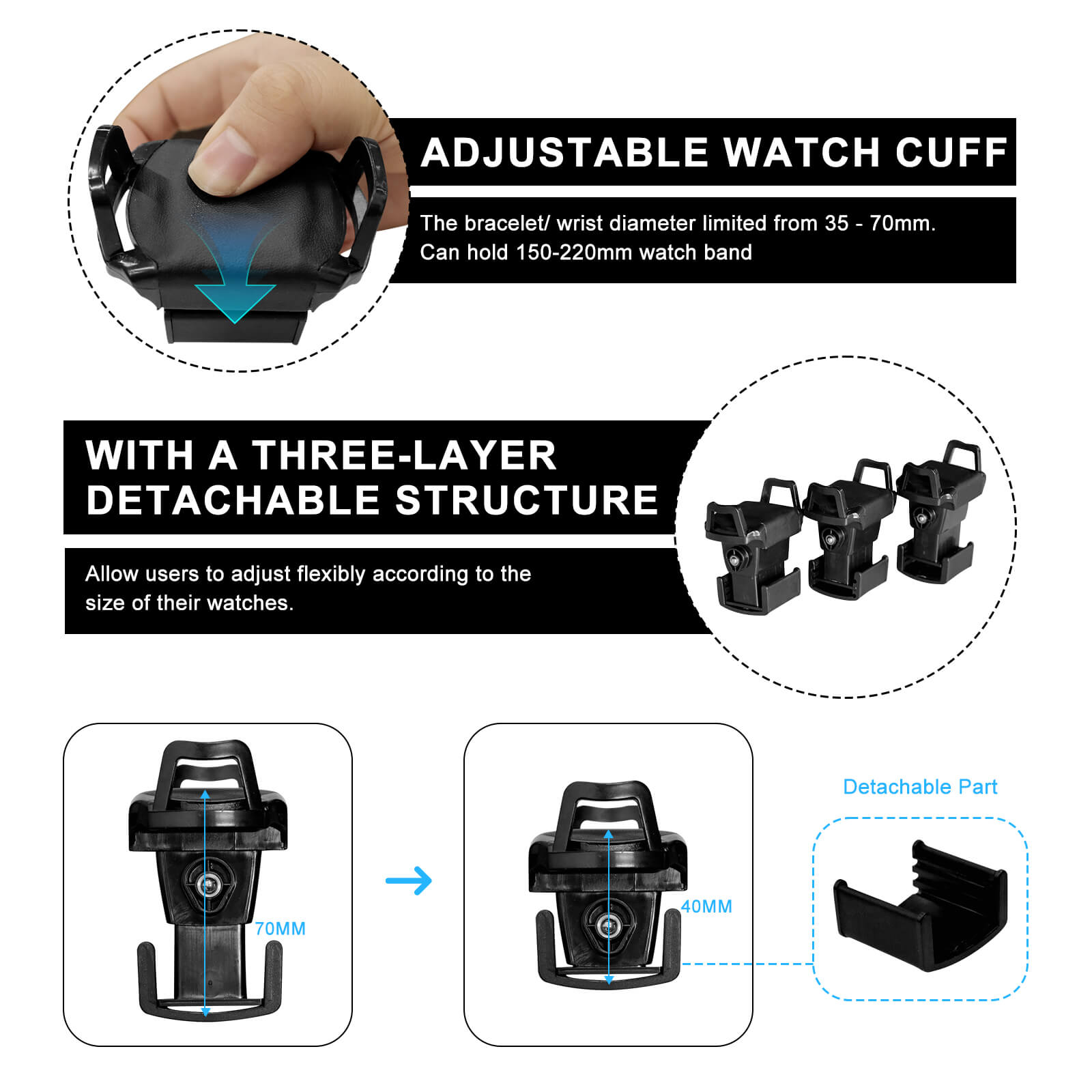 Fingerprint Unlock Watch Winder for 12 Automatic Watches with LCD Touchscreen Control