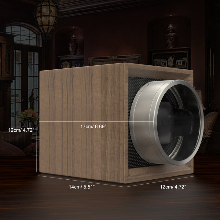 Remontoir de montre simple, double alimentation avec couvercle