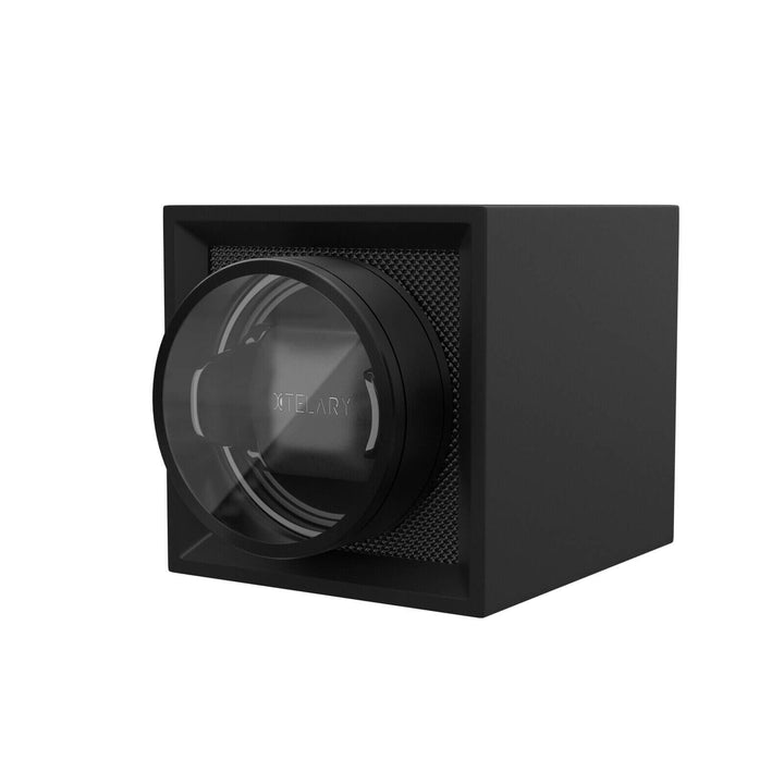 Single Watch Winder with Dual Power Supply and Japanese Mabuchi Motor - Black